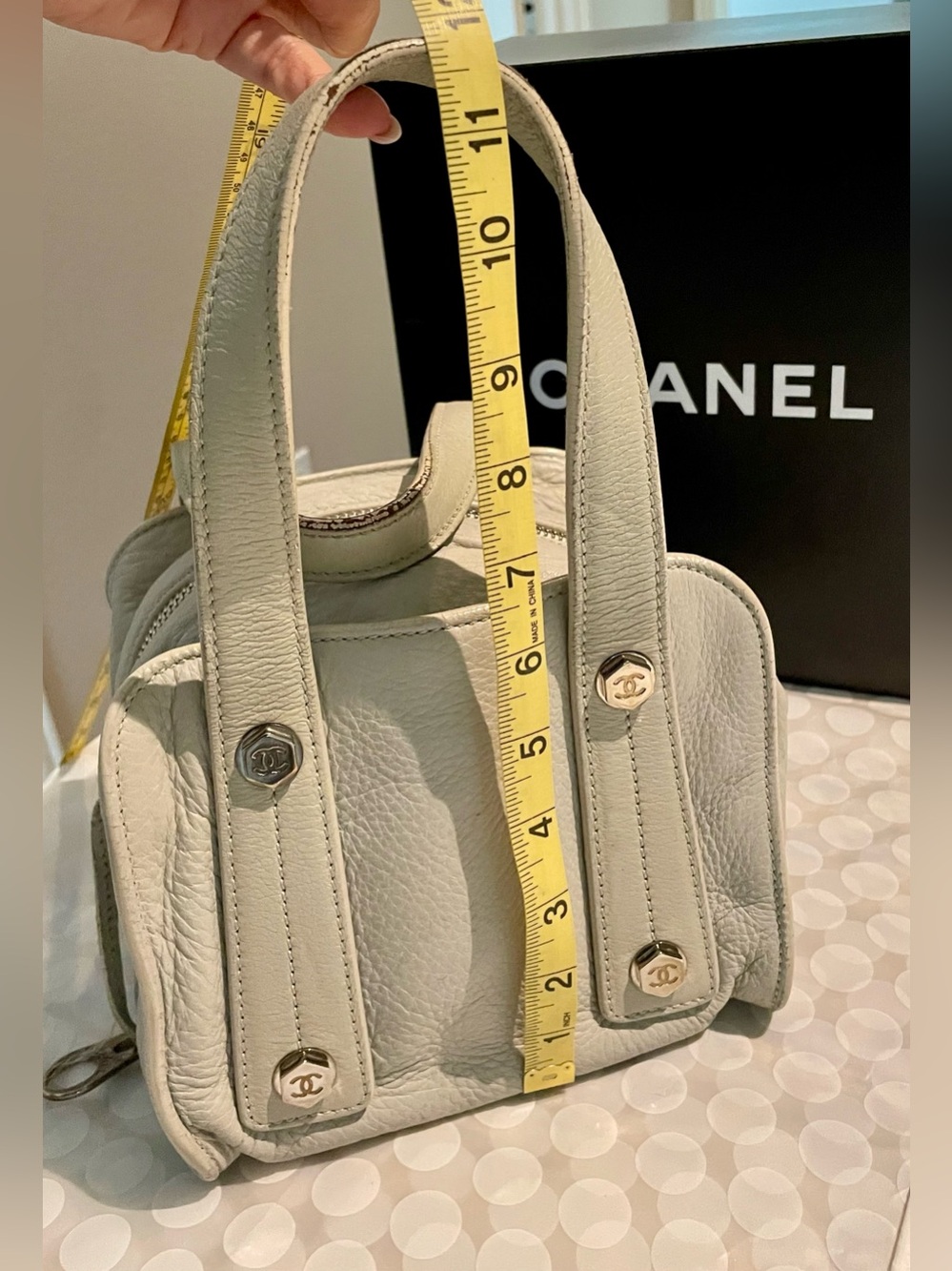 💯AUTHENTIC CHANEL mini leather bag - Picture 16 of 16